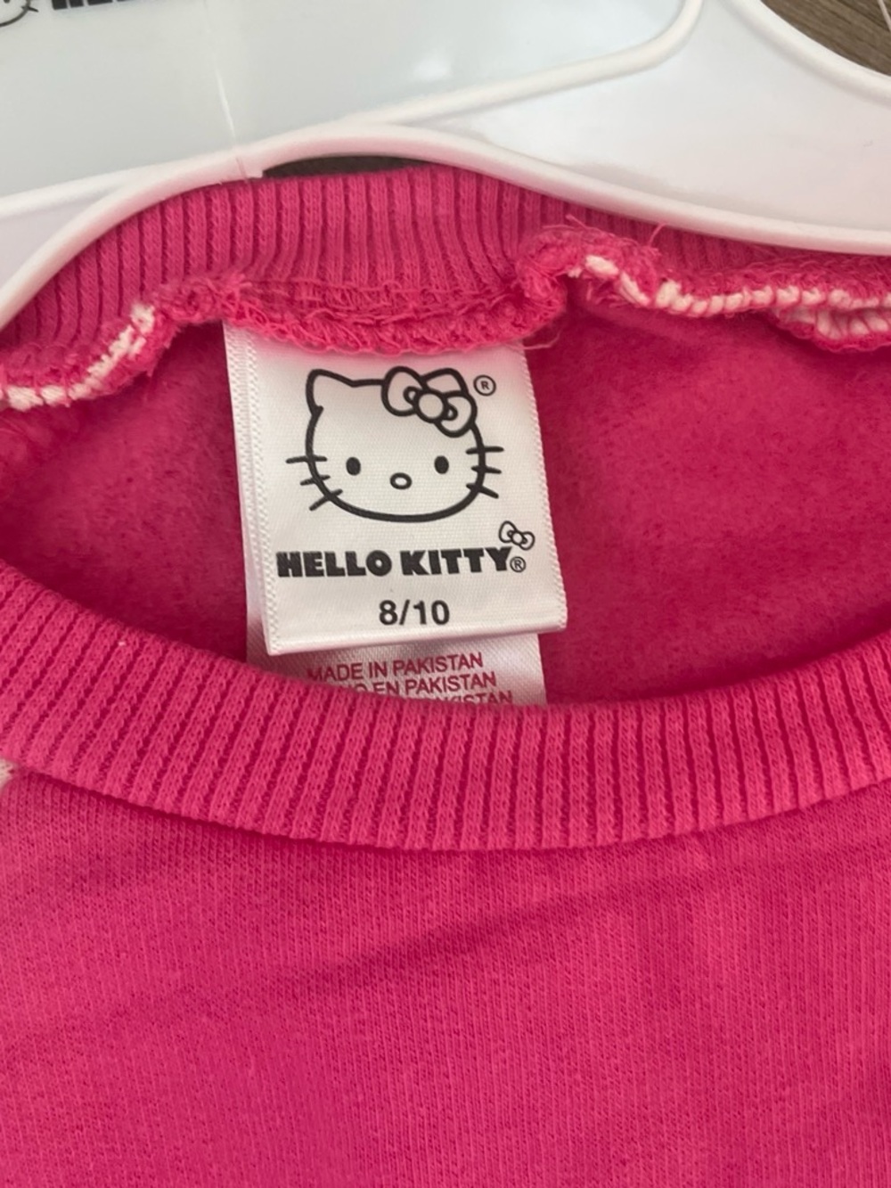 Hello Kitty Pink Raglan Two-Piece Tracksuit Set - Picture 3 of 3